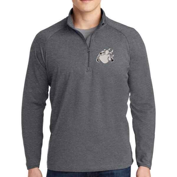 Sport-Tek® Sport-Wick® Stretch 1/2-Zip Pullover - Embroidered Logo Thumbnail