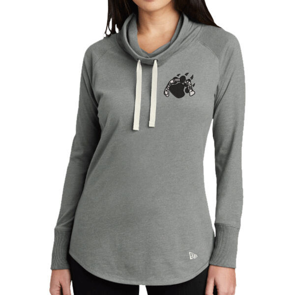 New Era ® Ladies Sueded Cotton Blend Cowl L/S Tee - Embroidered Logo Thumbnail