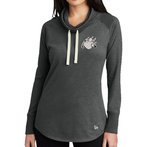 New Era ® Ladies Sueded Cotton Blend Cowl L/S Tee - Embroidered Logo Thumbnail