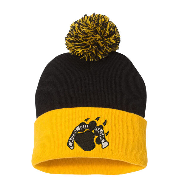 Sportsman - Pom-Pom 12" Knit Beanie - Embroidered Logo Thumbnail