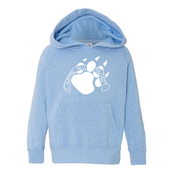 Independent Trading Co. - Toddler Special Blend Raglan Hooded Sweatshirt - Printed Logo Thumbnail