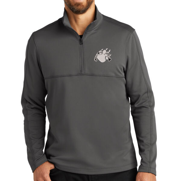 Port Authority® Smooth Fleece 1/4-Zip - Embroidered Logo Thumbnail
