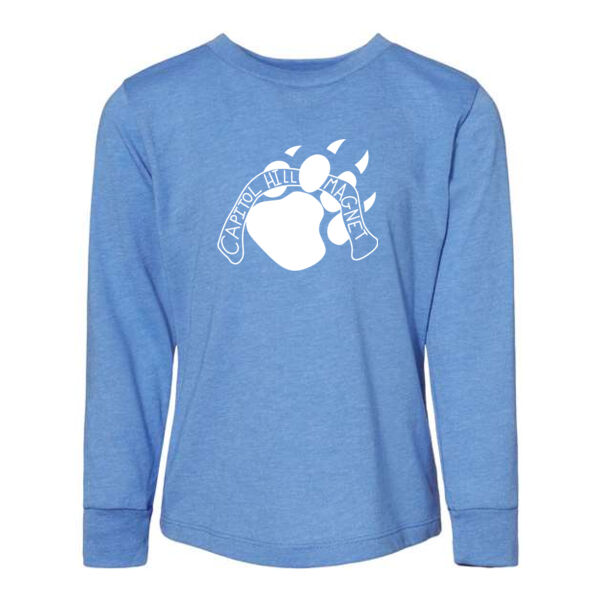 BELLA + CANVAS - Toddler Jersey Long Sleeve Tee - Printed Logo Thumbnail