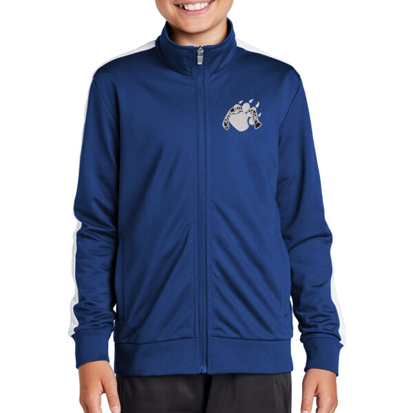 Sport-Tek ® Youth Tricot Track Jacket - Embroidered Logo Thumbnail